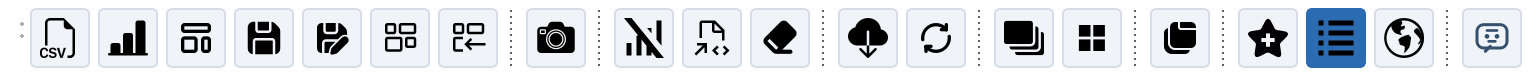 Main toolbar showing New Chart, Open CSV, Save, Download, Reload, and other command buttons
